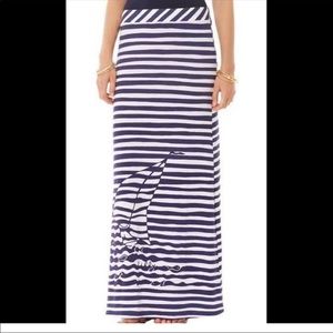 NWT Lilly Pulitzer Marine Maxi Skirt